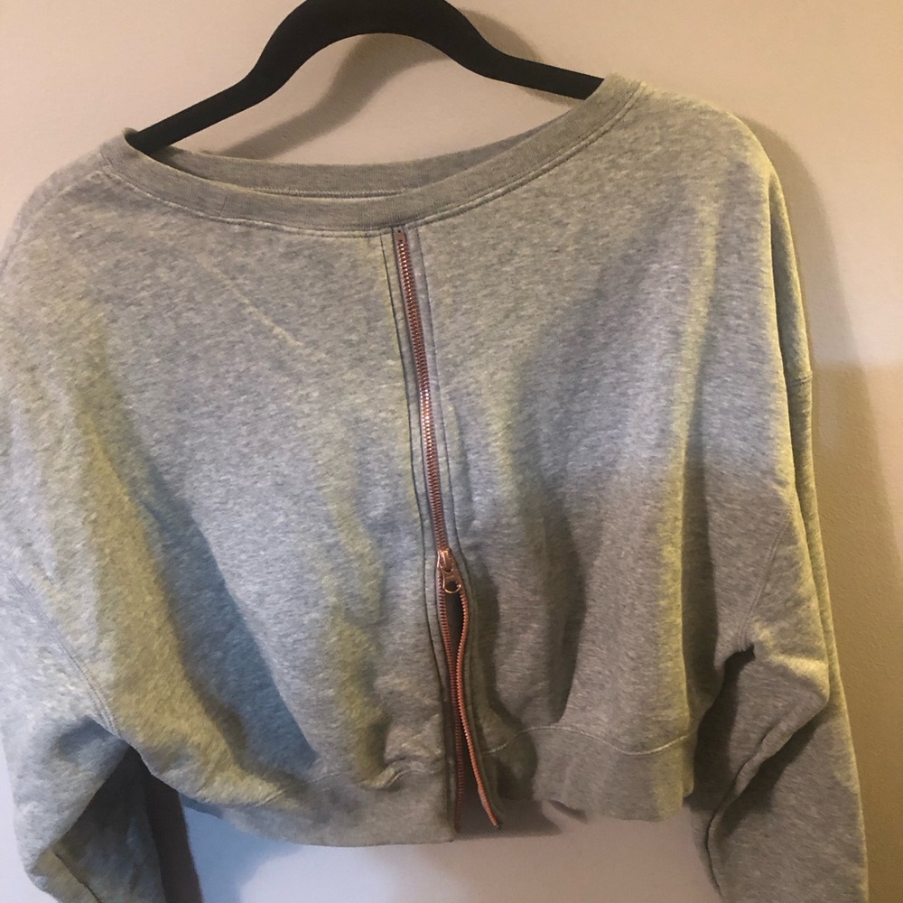 Nike Gray Sweatshirt with Zipper